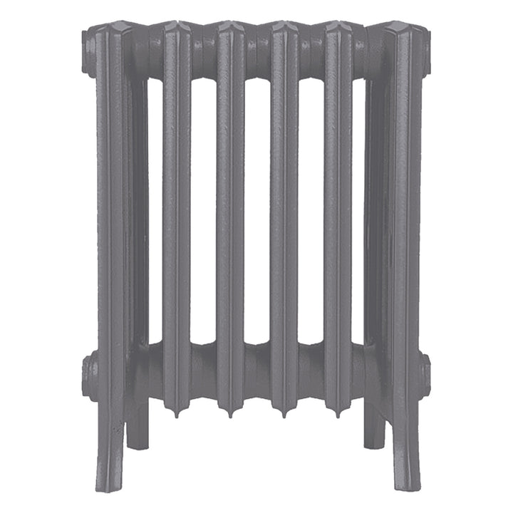 Grace - Quartz Grey Cast Iron Column Radiator H450mm x W393mm 6 Column - Wall Hung