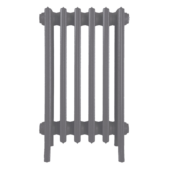 Grace - Quartz Grey Cast Iron Column Radiator H650mm x W393mm 6 Column - Floor Standing