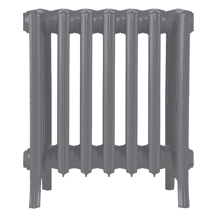 Grace - Quartz Grey Cast Iron Column Radiator H450mm x W454mm 6 Column - Wall Hung