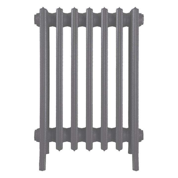 Grace - Quartz Grey Cast Iron Column Radiator H650mm x W454mm 6 Column - Floor Standing