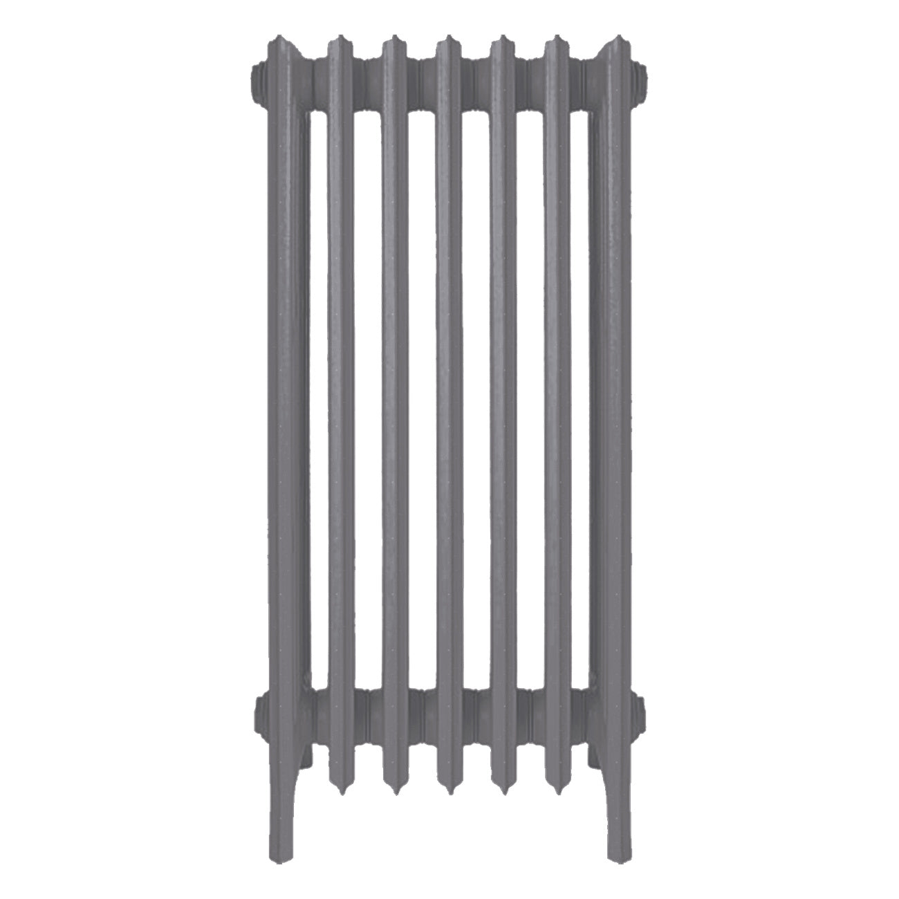 Grace - Quartz Grey Cast Iron Column Radiator H950mm x W454mm 6 Column - Floor Standing