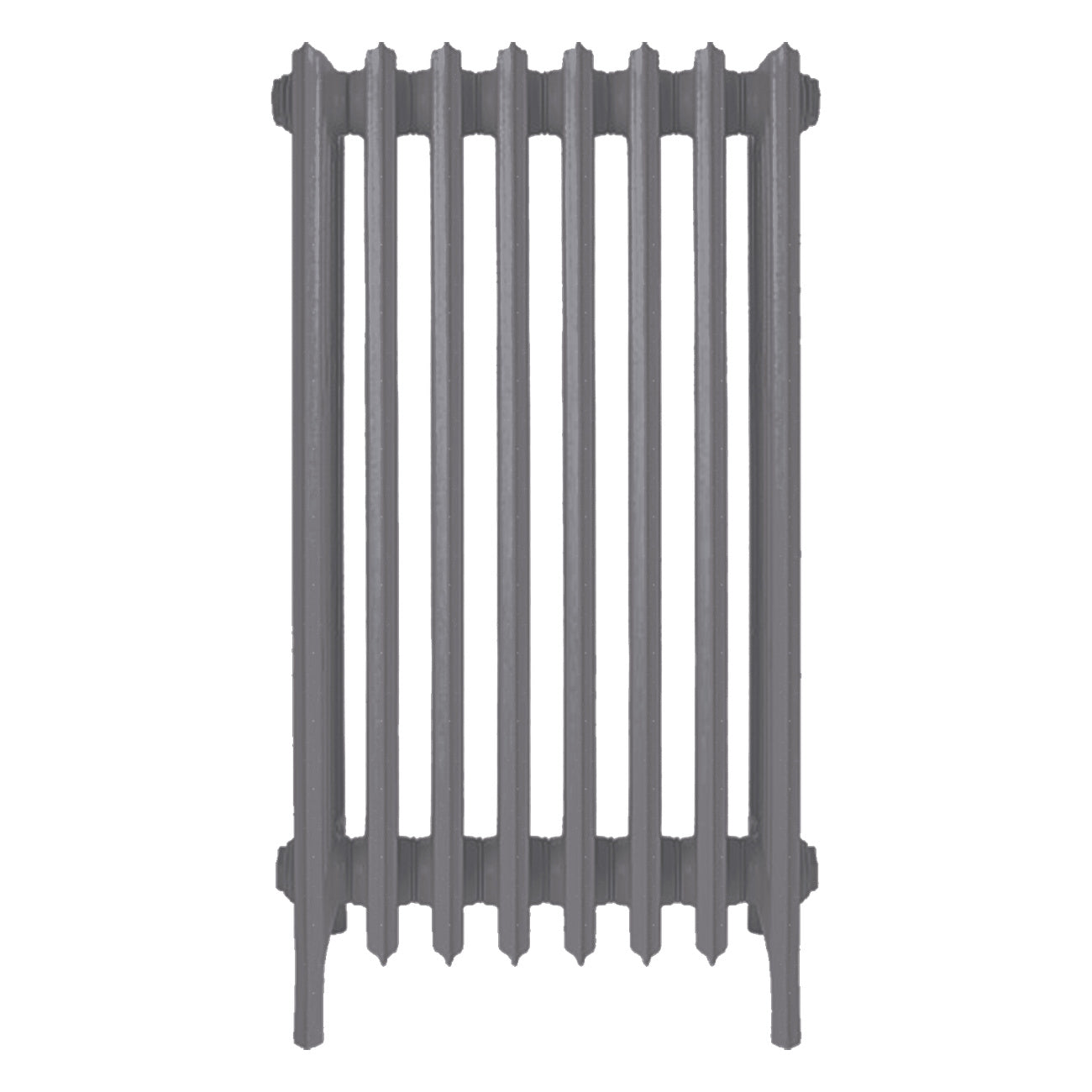 Grace - Quartz Grey Cast Iron Column Radiator H950mm x W514mm 6 Column - Floor Standing