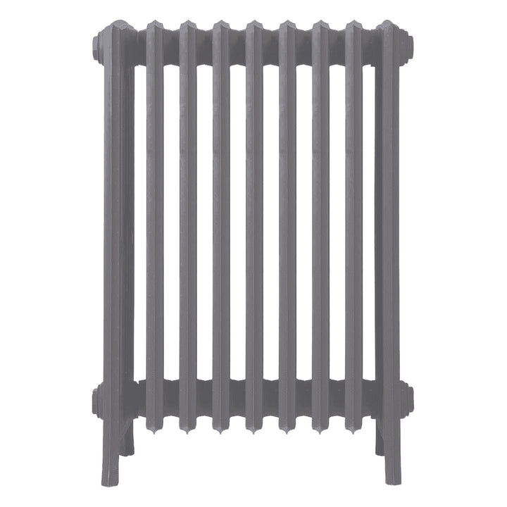 Grace - Quartz Grey Cast Iron Column Radiator H700mm x W575mm 6 Column - Wall Hung