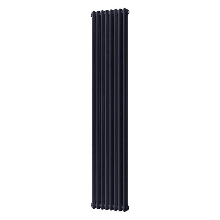 Alpha - Signature Electric Purple Wrinkle Vertical Column Radiator H1800mm x W372mm 2 Column
