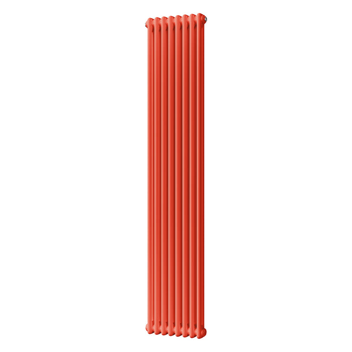 Alpha - Signature Latent Bright Red Vertical Column Radiator H1800mm x W372mm 2 Column