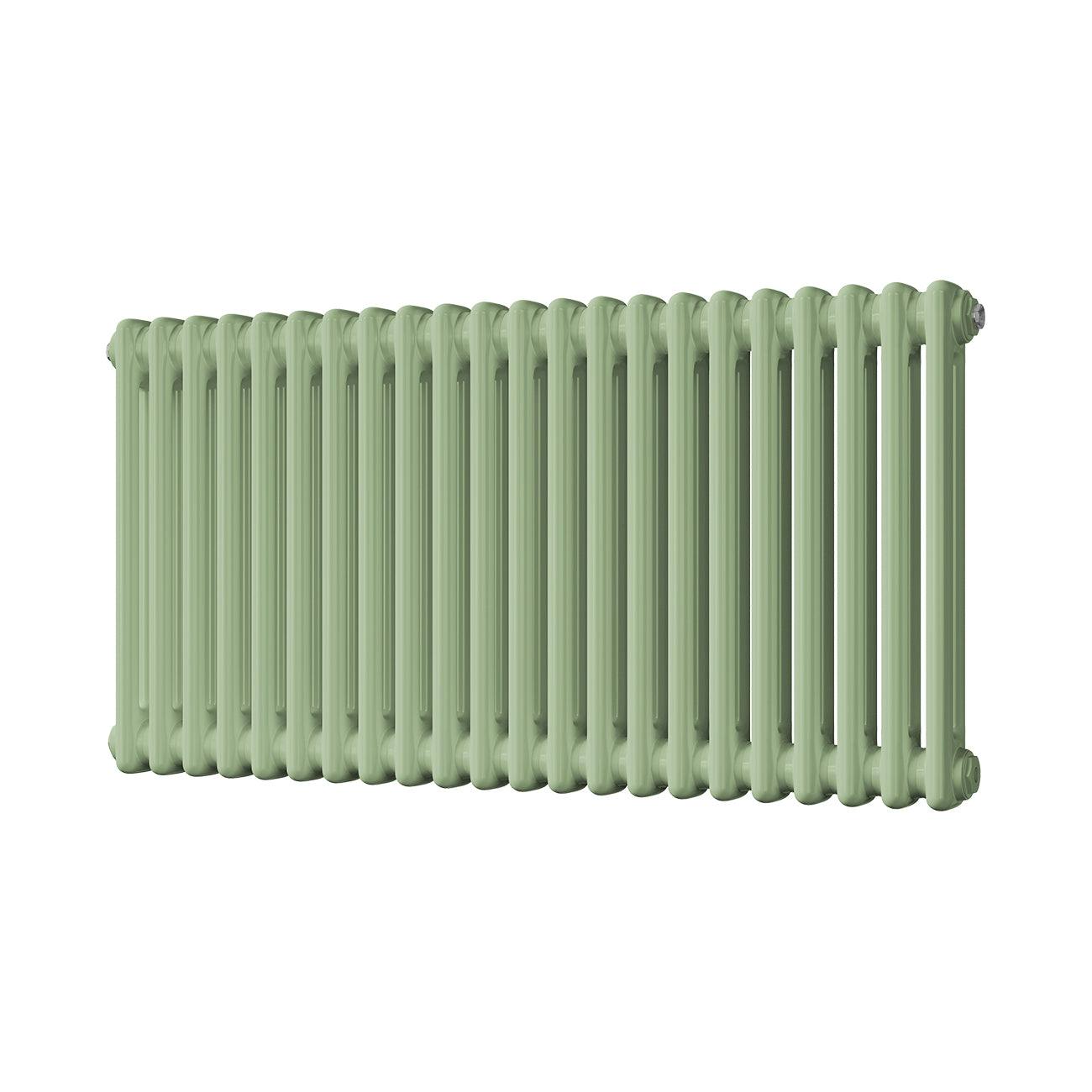 Alpha - Pale Green Column Radiator H500mm x W988mm 2 Column