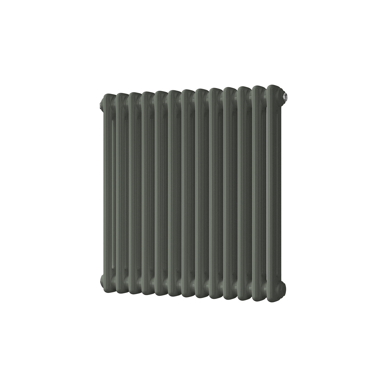Alpha - Signature Audi Grey Column Radiator H600mm x W592mm 2 Column