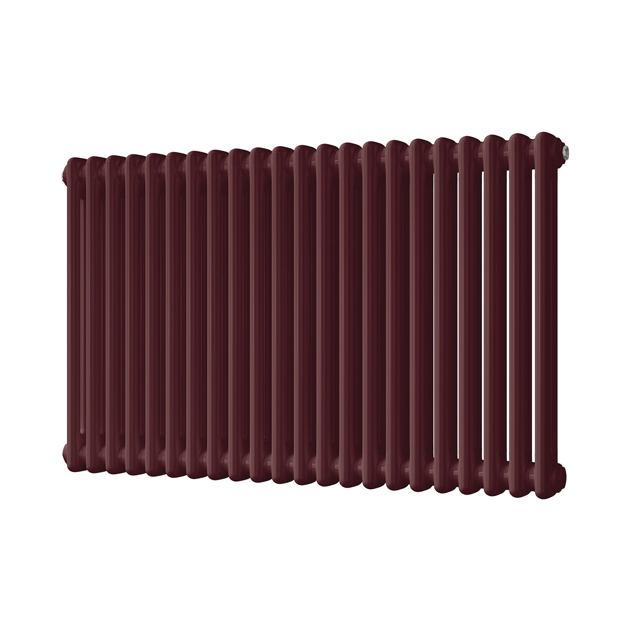 Alpha - Wine Red Column Radiator H600mm x W988mm 2 Column