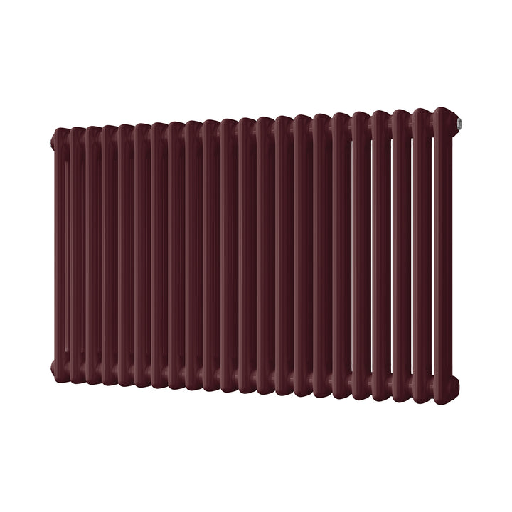 Alpha - Wine Red Column Radiator H600mm x W988mm 2 Column