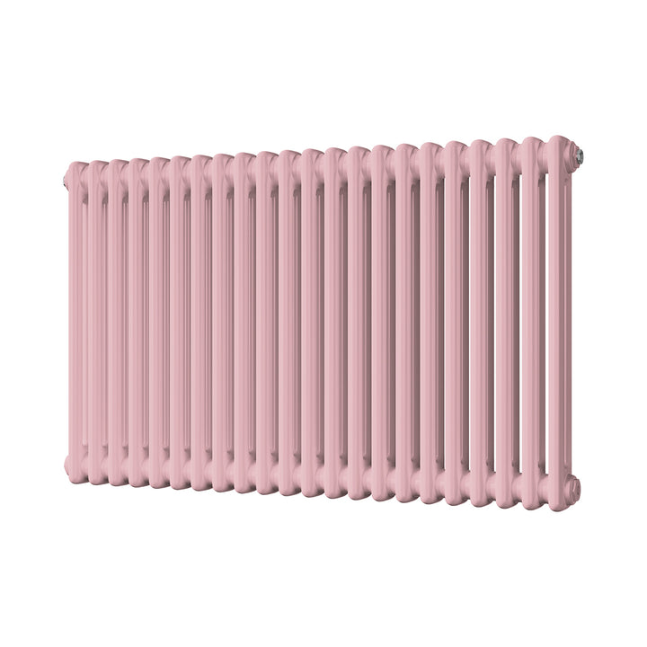 Alpha - Light Pink Column Radiator H600mm x W988mm 2 Column