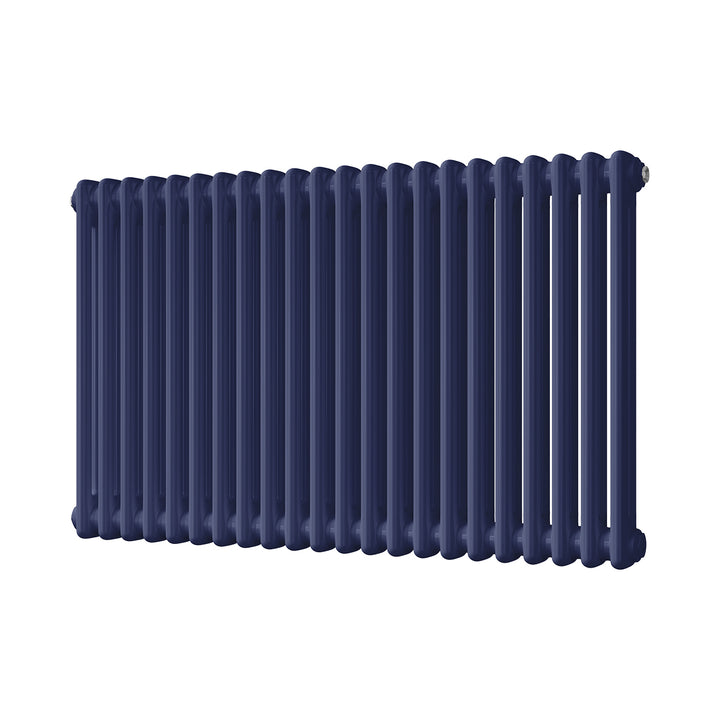 Alpha - Cobalt Blue Column Radiator H600mm x W988mm 2 Column