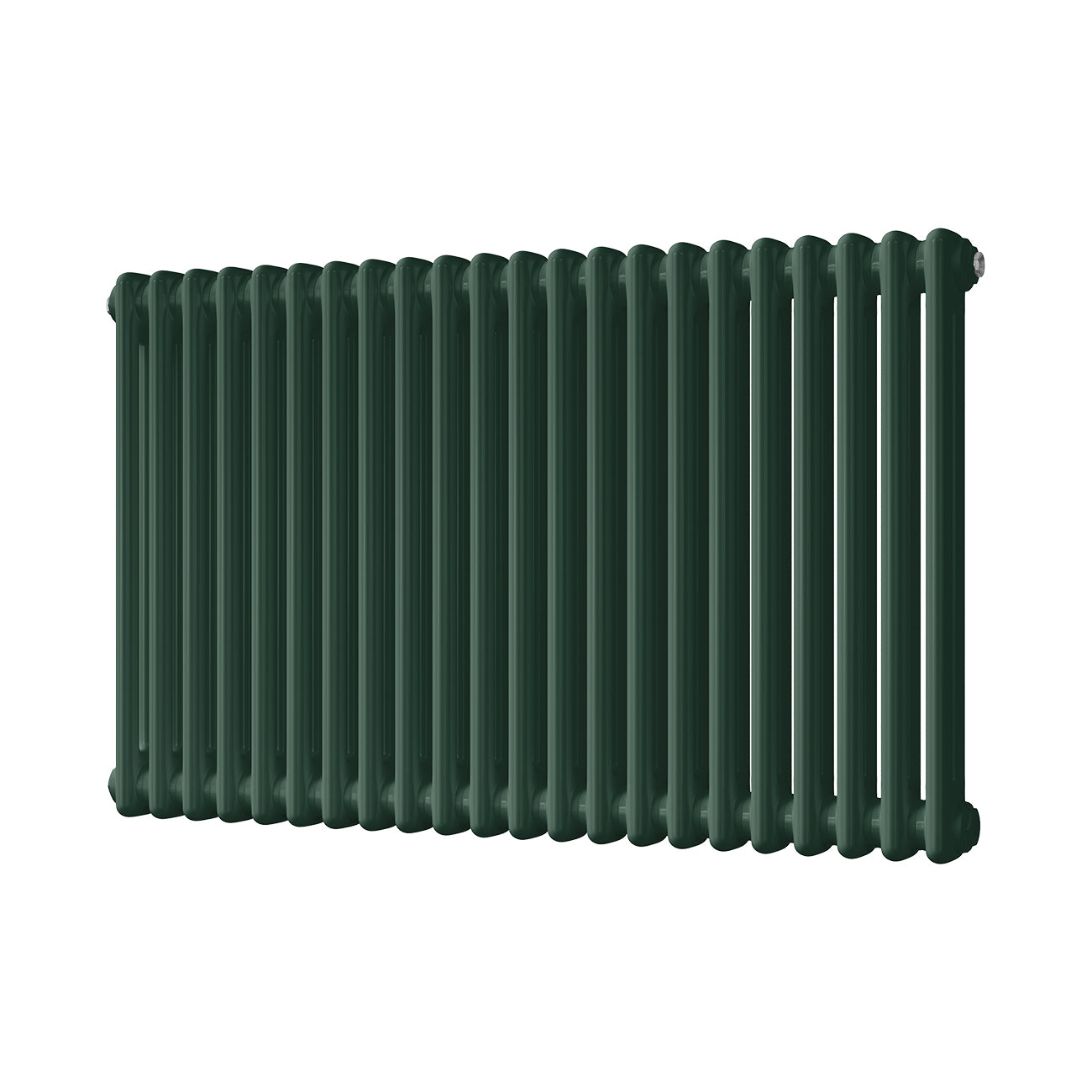 Alpha - Moss Green Column Radiator H600mm x W988mm 2 Column