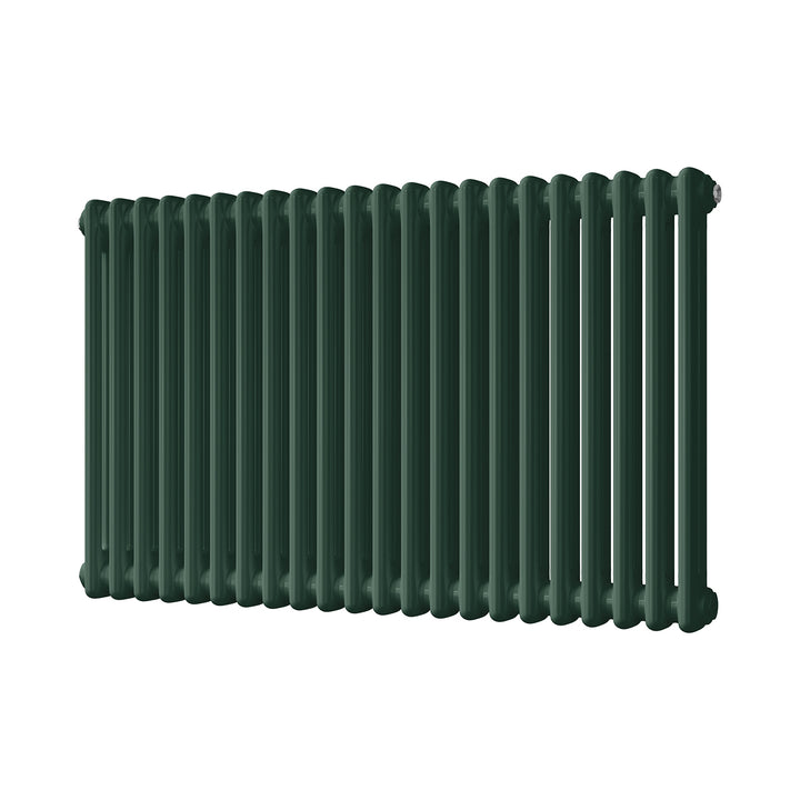 Alpha - Moss Green Column Radiator H600mm x W988mm 2 Column