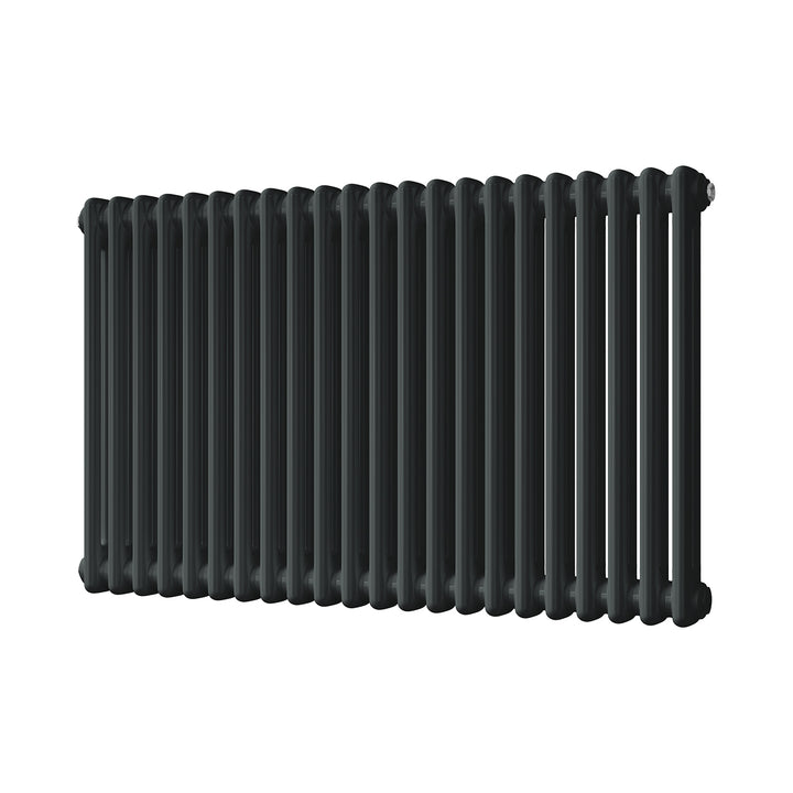 Alpha - Signature Alloy Wheel Black Column Radiator H600mm x W988mm 2 Column