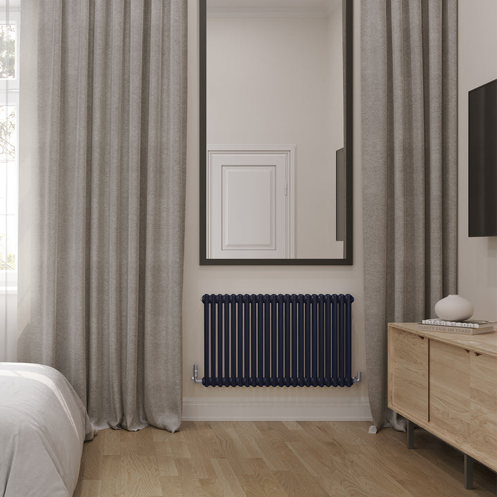 Alpha - Signature Electric Purple Wrinkle Column Radiator H600mm x W988mm 2 Column