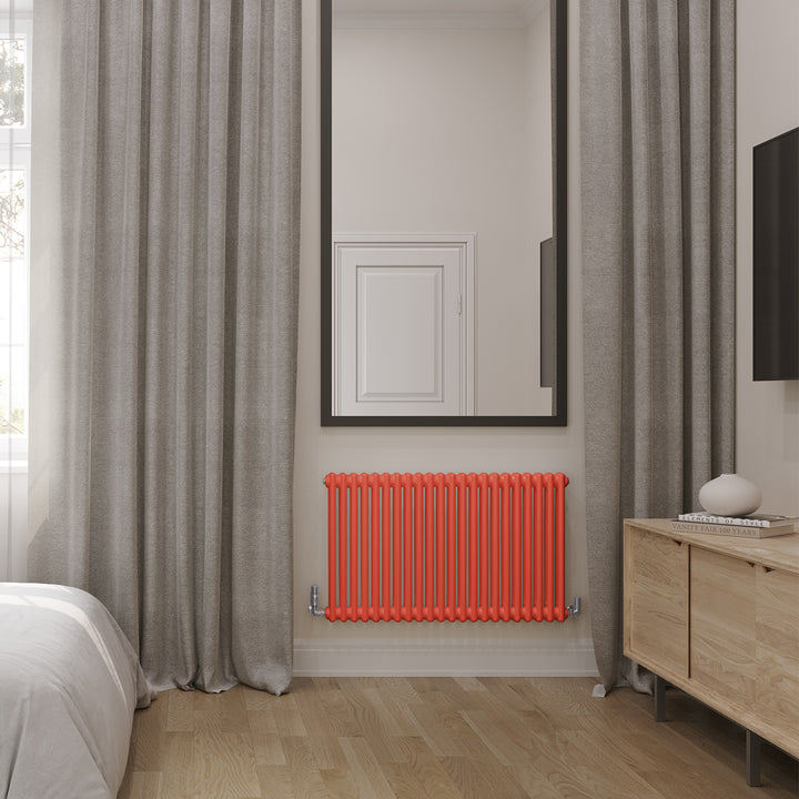 Alpha - Signature Latent Bright Red Column Radiator H600mm x W988mm 2 Column