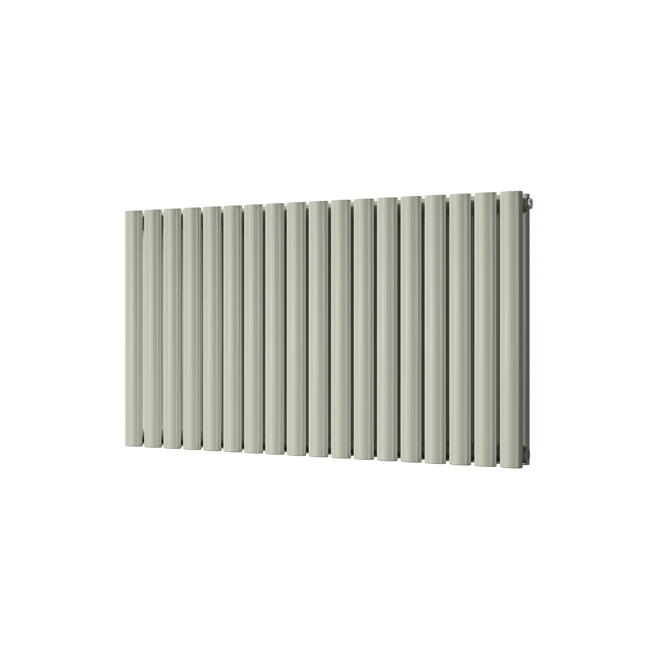 Omeara - Pebble Grey Horizontal Radiator H600mm x W1044mm Double Panel