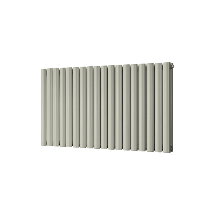 Omeara - Pebble Grey Horizontal Radiator H600mm x W1044mm Double Panel