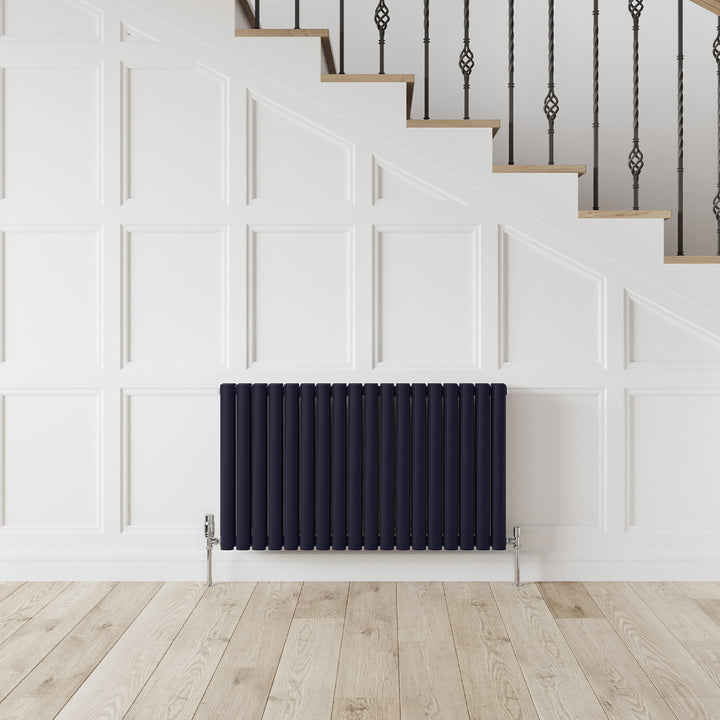 Omeara - Signature Electric Purple Wrinkle Horizontal Radiator H600mm x W1044mm Double Panel