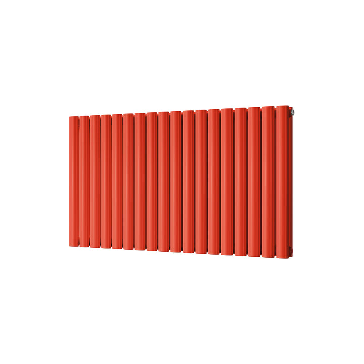 Omeara - Signature Latent Bright Red Horizontal Radiator H600mm x W1044mm Double Panel