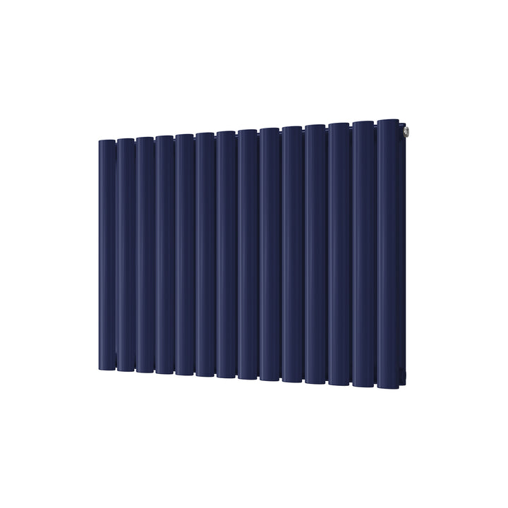 Omeara - Cobalt Blue Horizontal Radiator H600mm x W812mm Double Panel