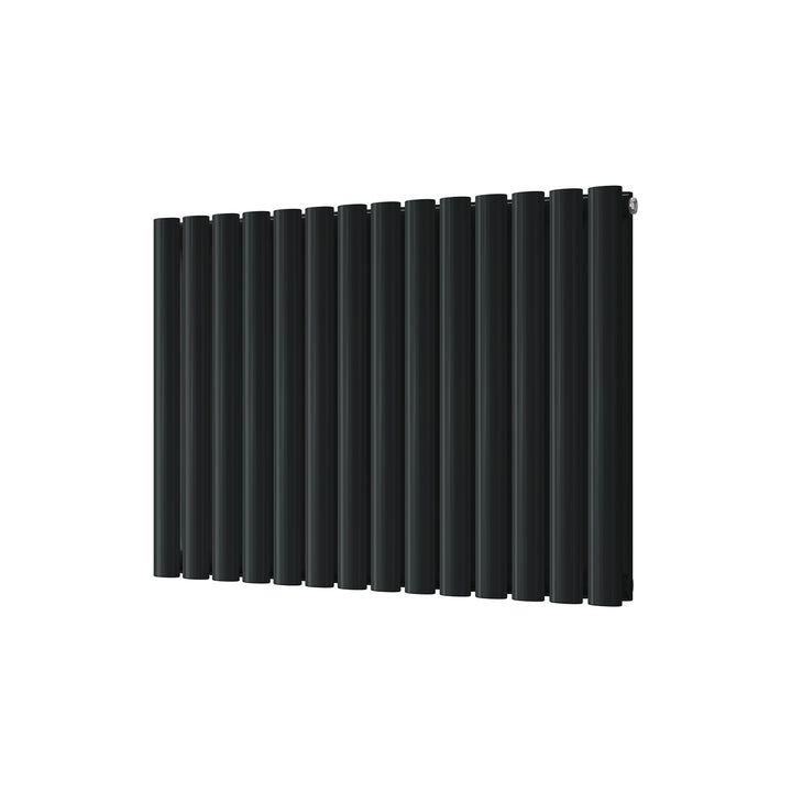 Omeara - Signature Alloy Wheel Black Horizontal Radiator H600mm x W812mm Double Panel