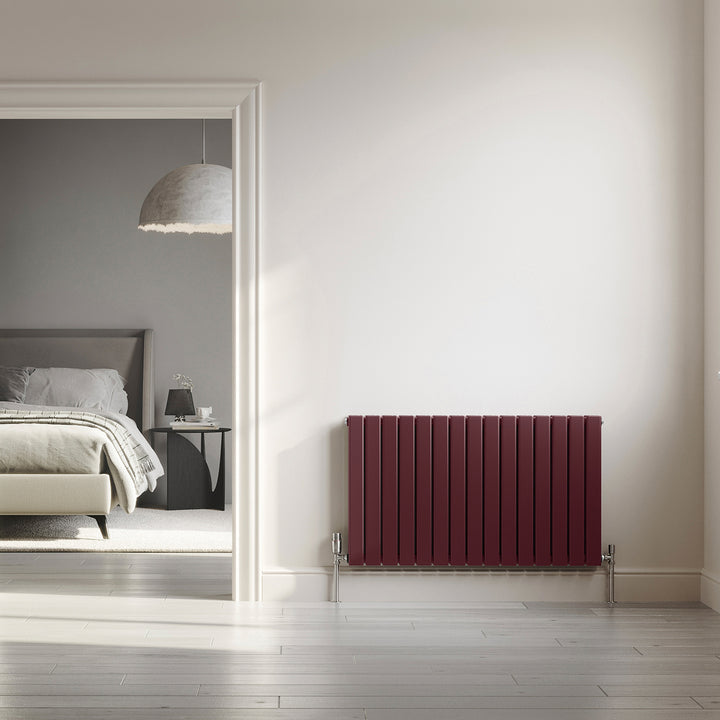 Typhoon - Wine Red Horizontal Radiator H600mm x W1020mm Double Panel