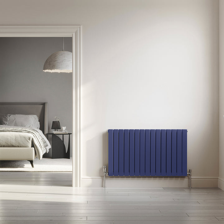 Typhoon - Cobalt Blue Horizontal Radiator H600mm x W1020mm Double Panel