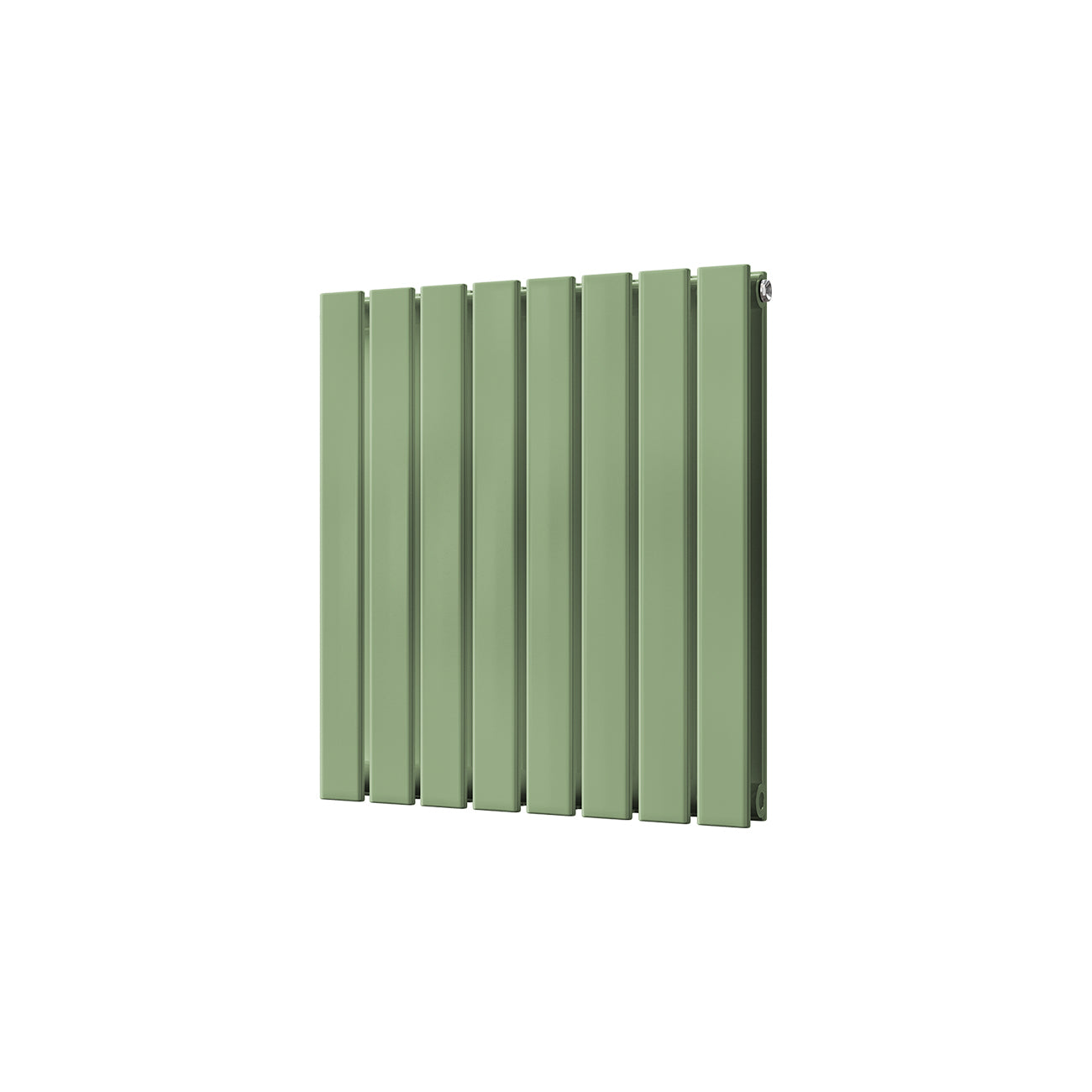 Typhoon - Pale Green Horizontal Radiator H600mm x W544mm Double Panel