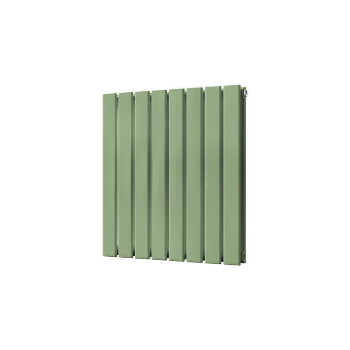 Typhoon - Pale Green Horizontal Radiator H600mm x W544mm Double Panel