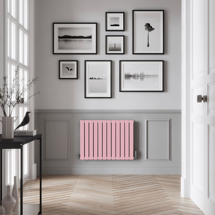 Typhoon - Light Pink Horizontal Radiator H600mm x W816mm Double Panel