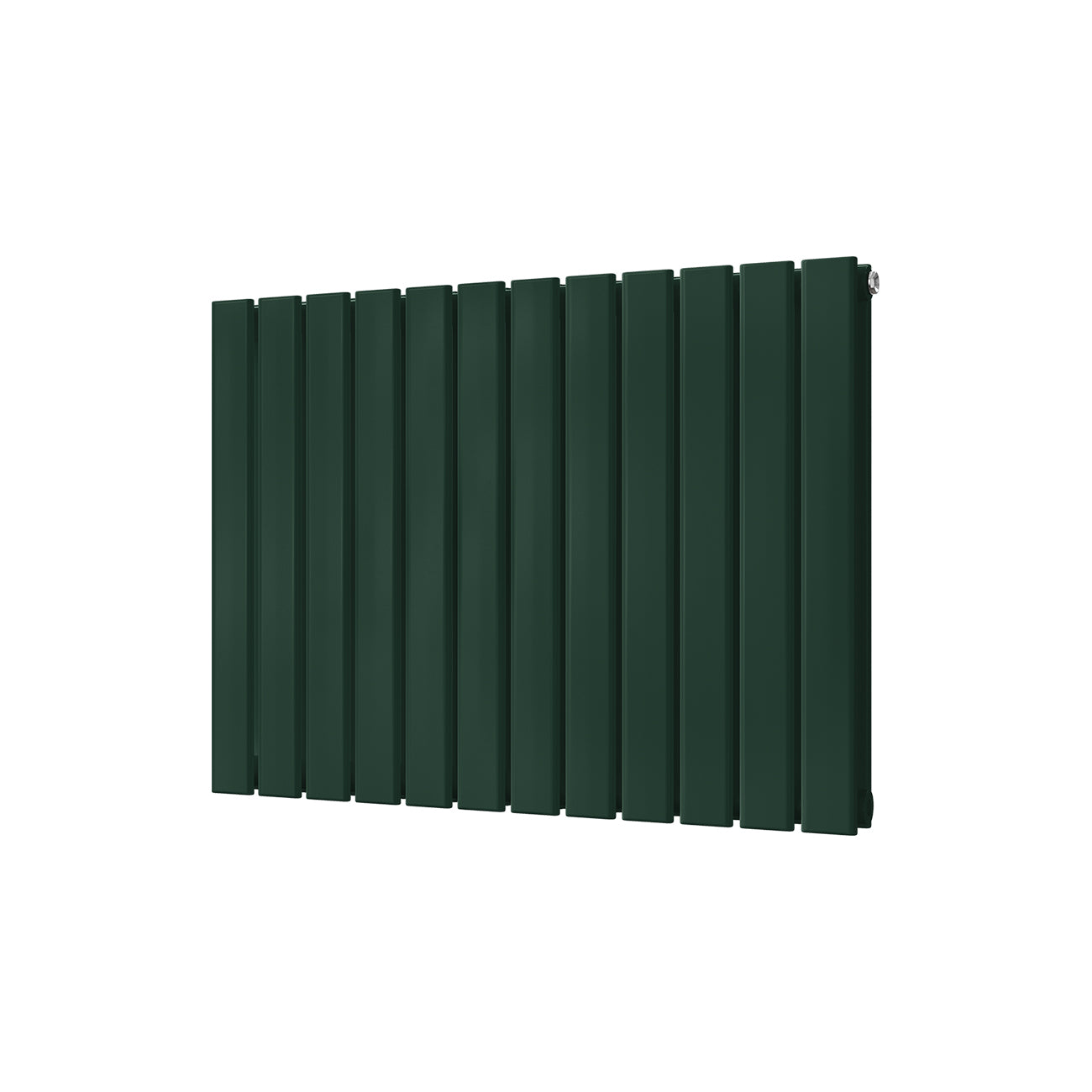 Typhoon - Moss Green Horizontal Radiator H600mm x W816mm Double Panel