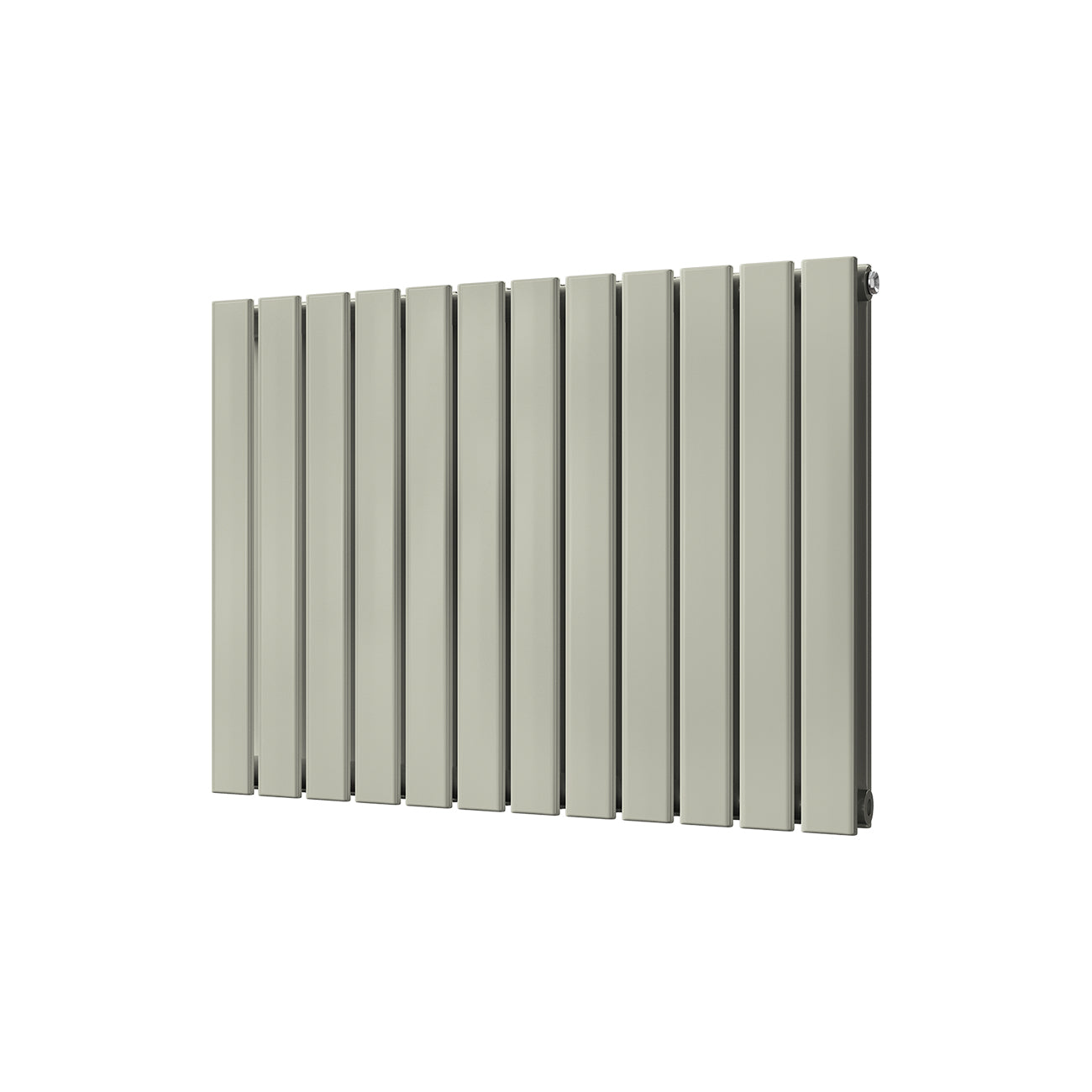 Typhoon - Pebble Grey Horizontal Radiator H600mm x W816mm Double Panel