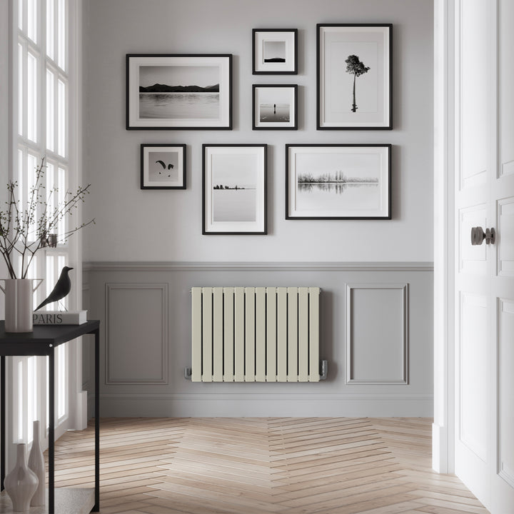 Typhoon - Pebble Grey Horizontal Radiator H600mm x W816mm Double Panel