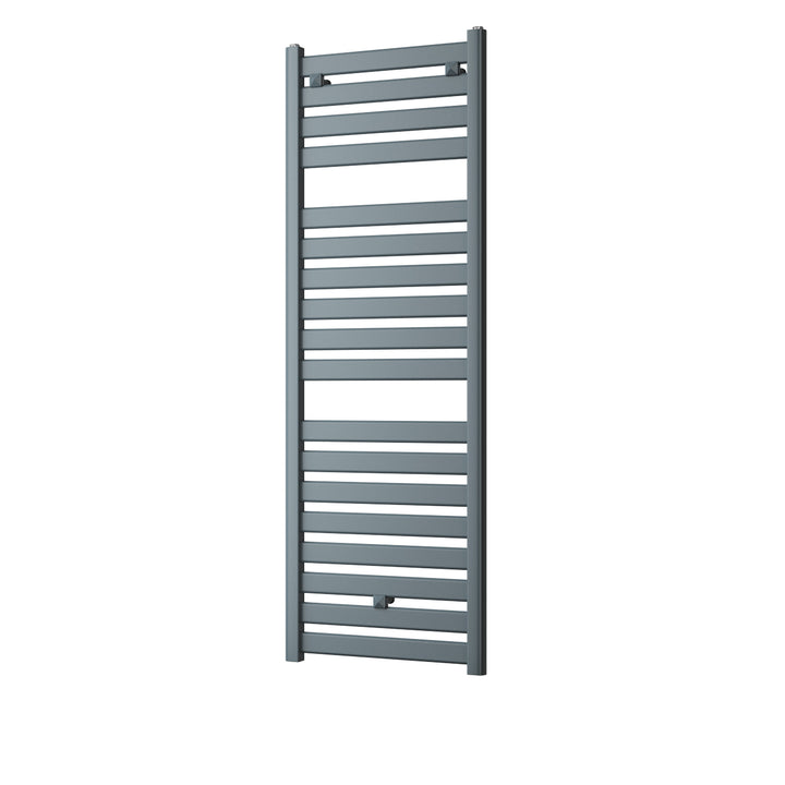 Capri - Anthracite Towel Radiator - H1420mm x W500mm - Straight