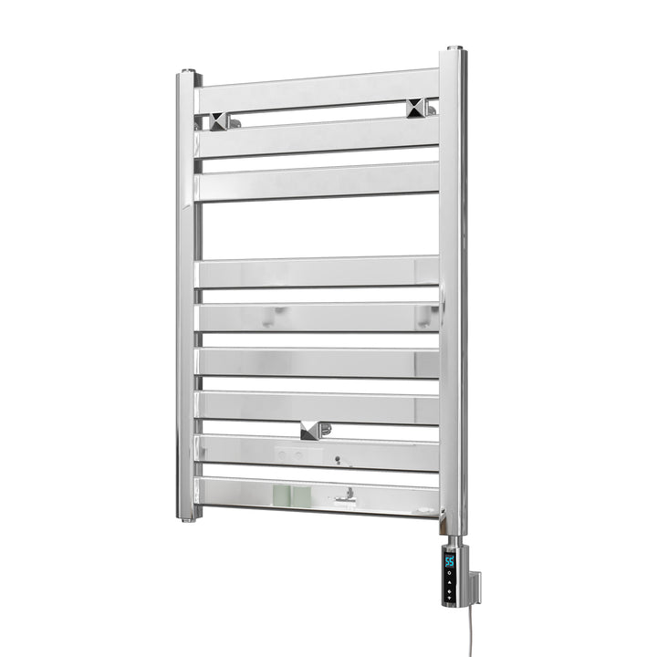 Capri - Chrome Electric Towel Rail H719mm x W500mm Straight 300w Thermostatic WIFI
