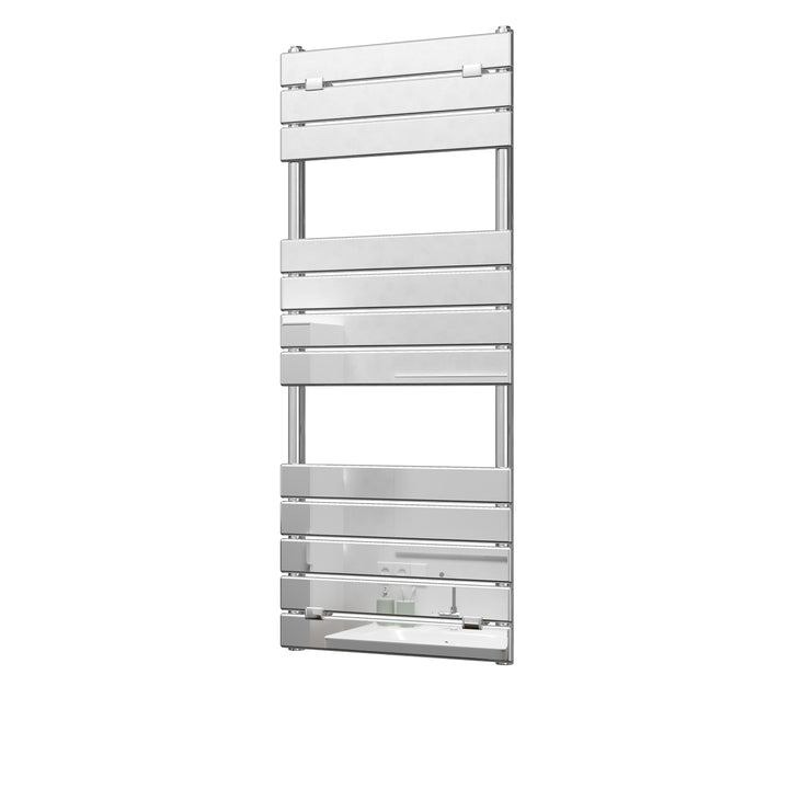 Egadi - Chrome Towel Radiator - H1213mm x W500mm - Straight