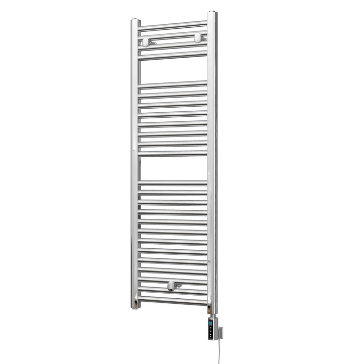 Roma - Chrome Electric Towel Rail H1230mm x W400mm Straight 300w Thermostatic WIFI