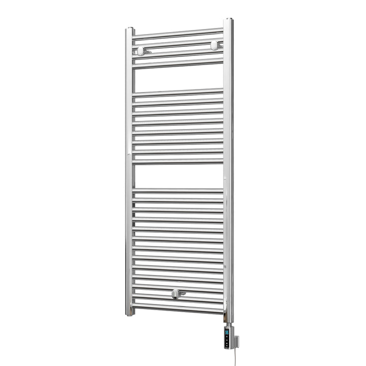 Roma - Chrome Electric Towel Rail H1230mm x W500mm Straight 300w Thermostatic WIFI