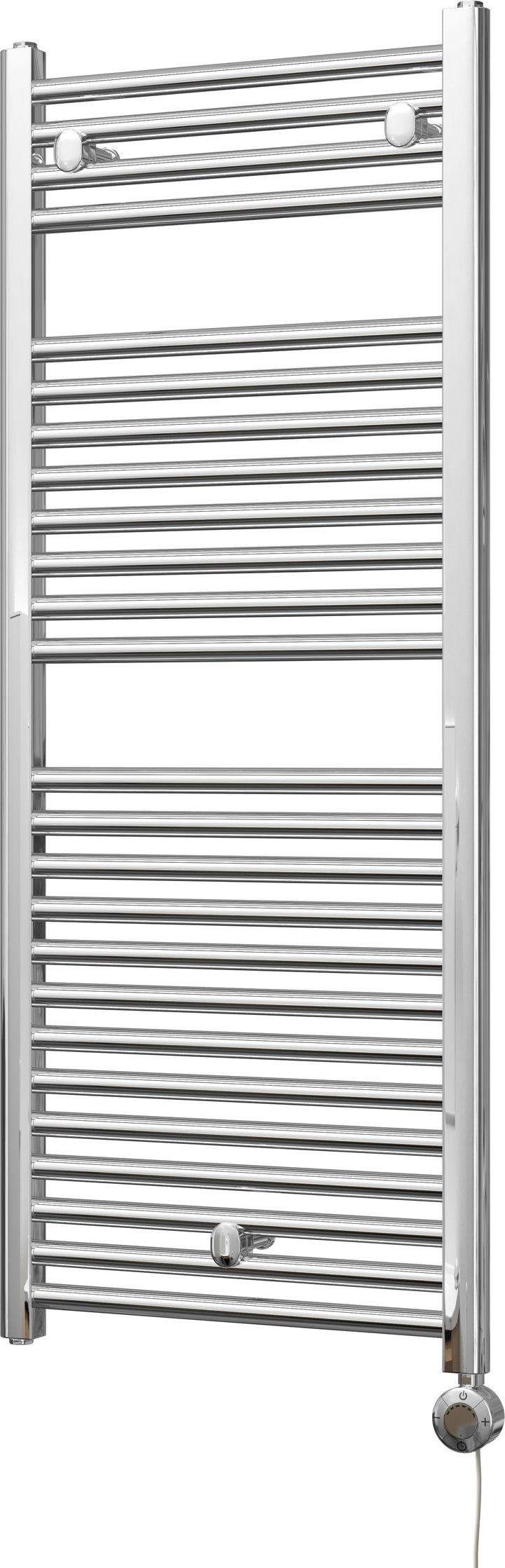 Roma - Chrome Electric Towel Rail H1230mm x W500mm Straight 300w Thermostatic