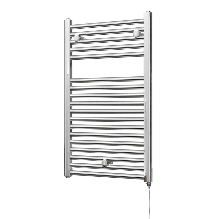 Roma - Chrome Electric Towel Rail H842mm x W500mm Straight 200w Standard