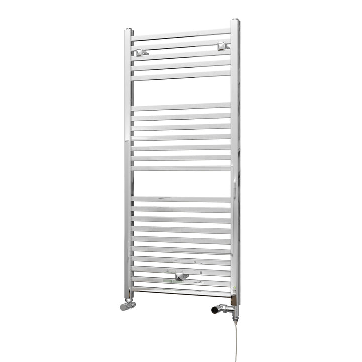 Todi - Chrome Dual Fuel Towel Rail H1110mm x W500mm Standard - Straight