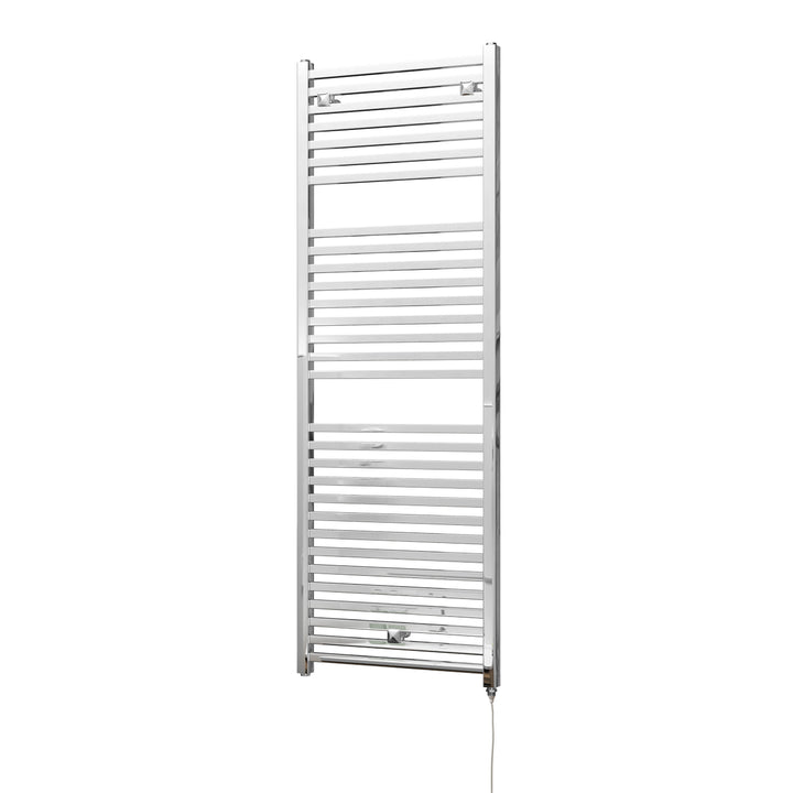 Todi - Chrome Electric Towel Rail H1420mm x W500mm Straight 400w Standard