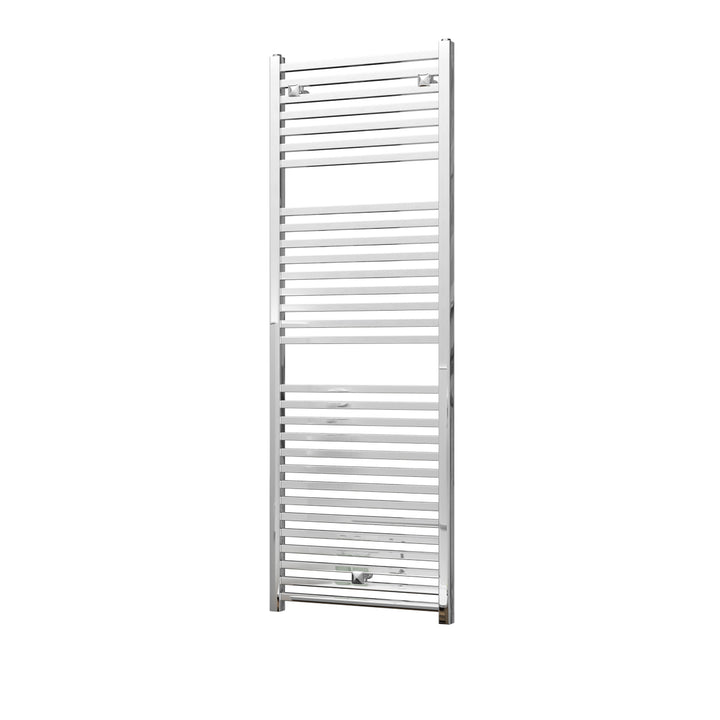 Todi - Chrome Towel Radiator - H1420mm x W500mm - Straight