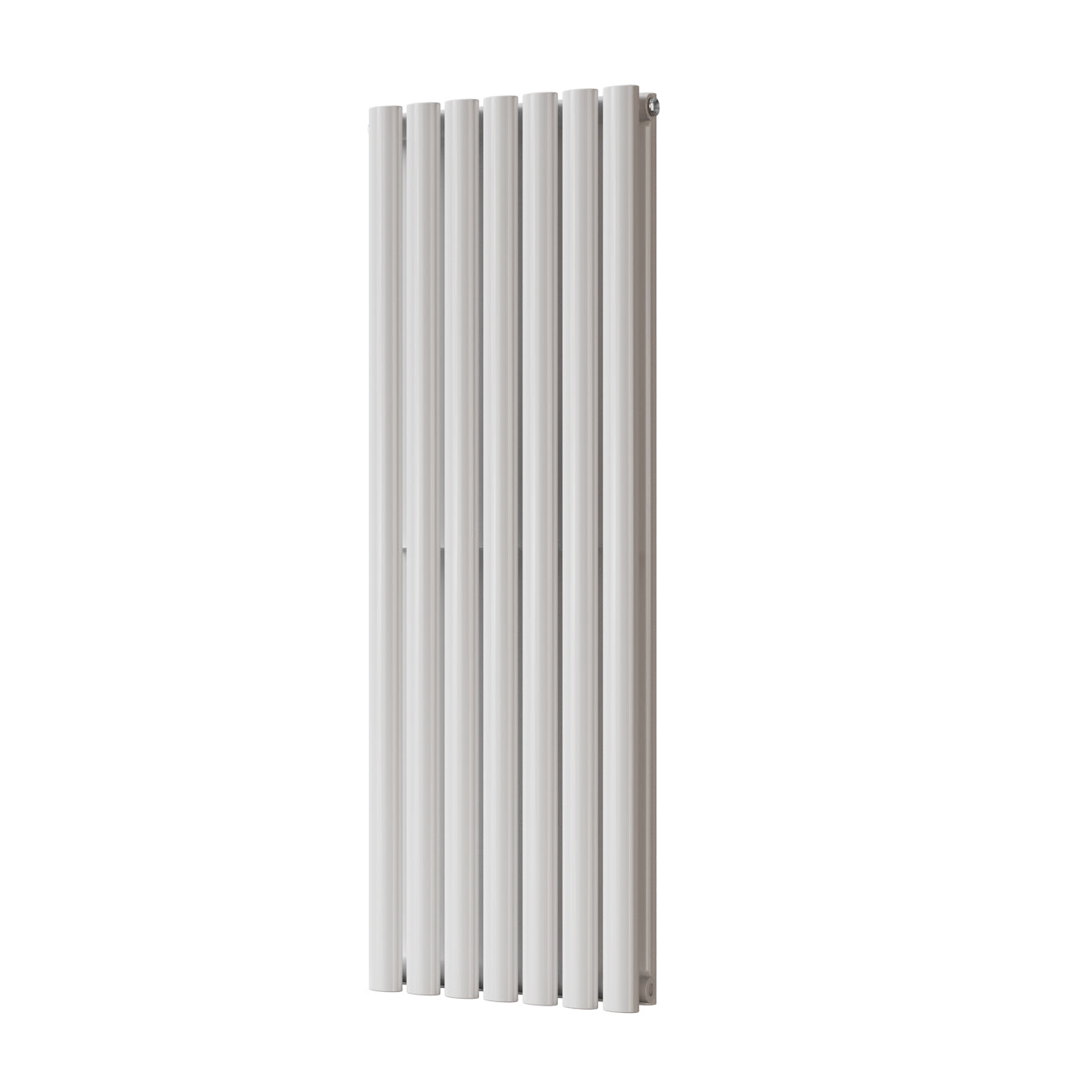 Omeara - White Designer Radiator H1200mm x W406mm Double Panel - Feet Included