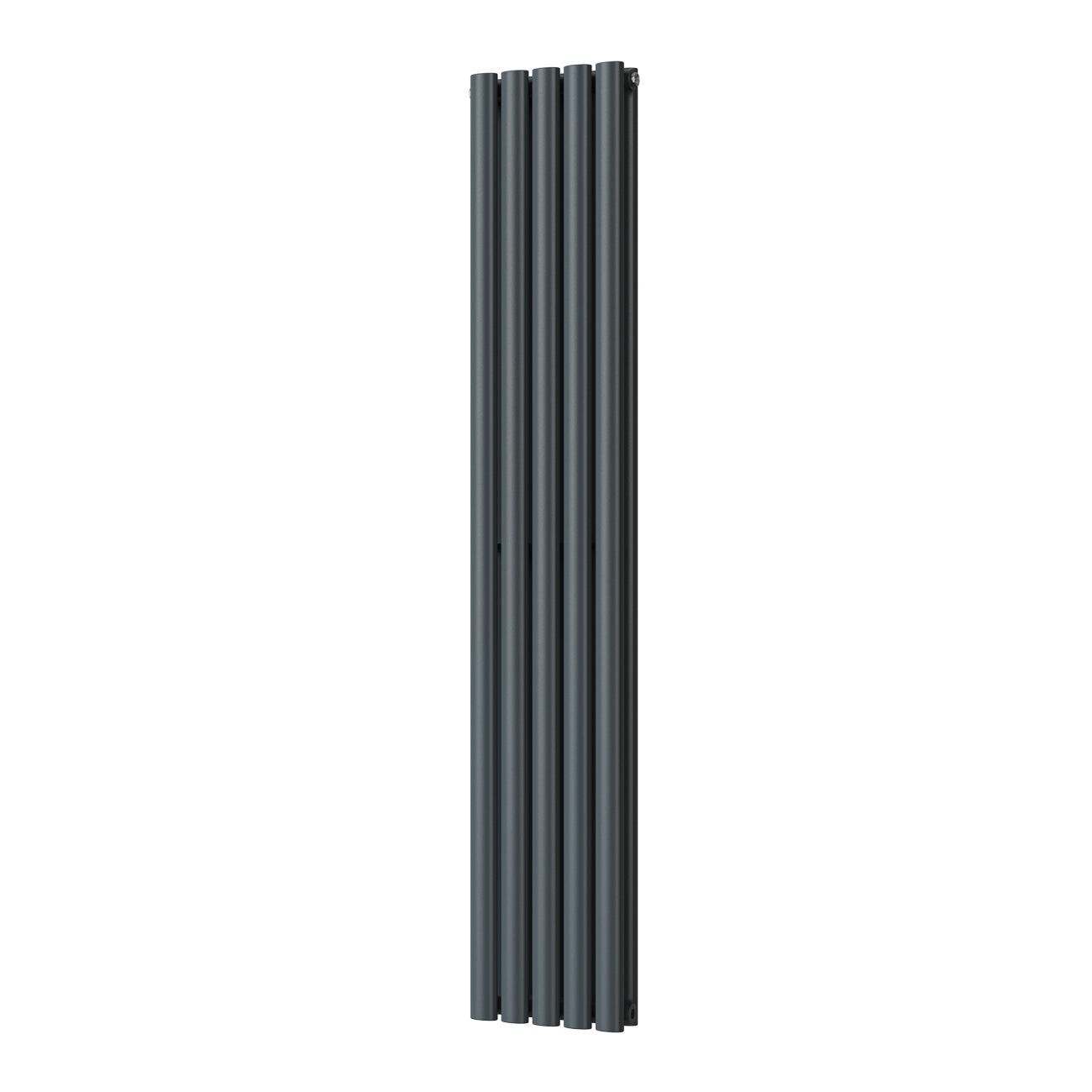 Omeara - Anthracite Designer Radiator H1600mm x W290mm Double Panel - Feet Included