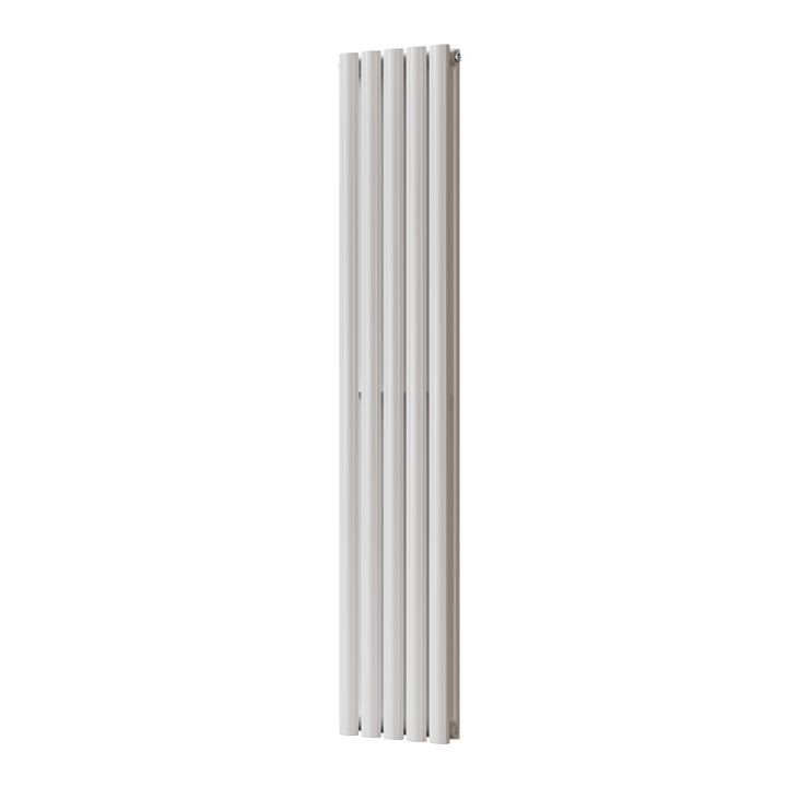 Omeara - White Designer Radiator H1600mm x W290mm Double Panel - Feet Included