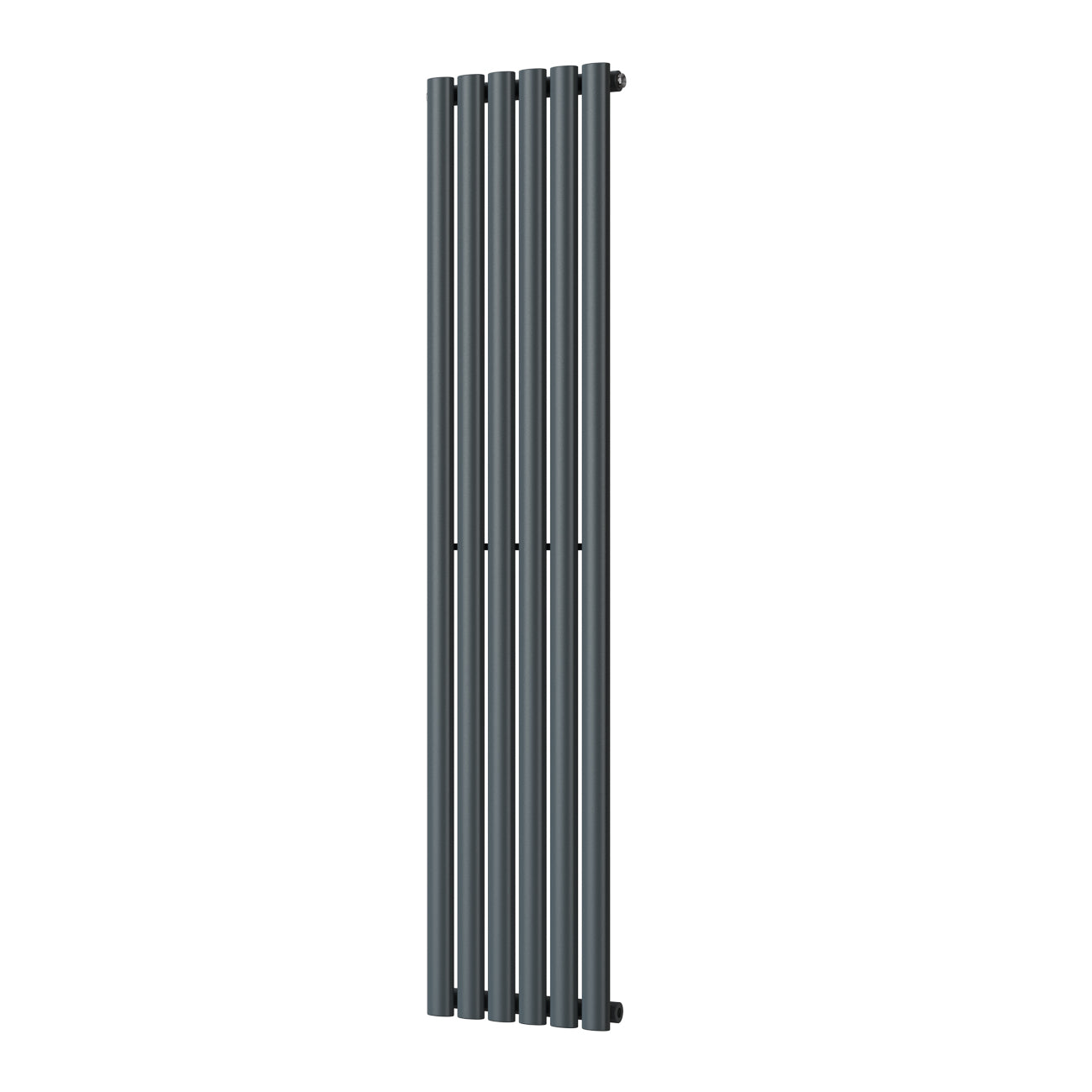 Omeara - Anthracite Designer Radiator H1600mm x W348mm Single Panel - Feet Included