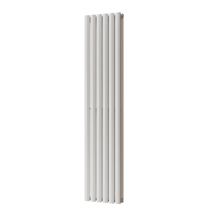 Omeara - White Designer Radiator H1600mm x W348mm Double Panel - Feet Included