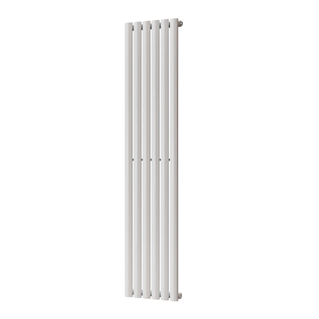 Omeara - White Designer Radiator H1600mm x W348mm Single Panel - Feet Included
